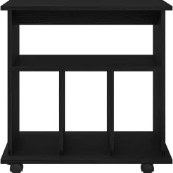 vidaXL Armarios Y Almacenamiento-Gabinete rodante con rueda 60 x 45 x 55 cm