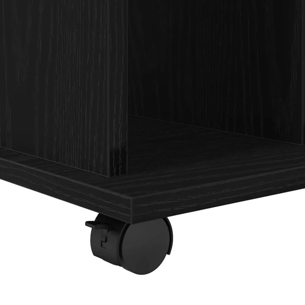 vidaXL Armarios Y Almacenamiento-Gabinete rodante con rueda 60 x 45 x 55 cm