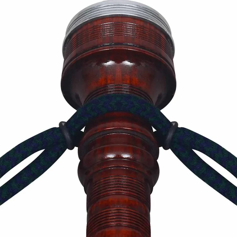 vidaXL Arte Y Ocio-Gaita escocesa de las Highland Royal Steward negro