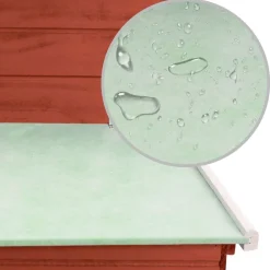 vidaXL Productos Para Mascotas-Gallinero con 1 jaula para huevos madera