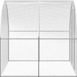 vidaXL Productos Para Mascotas-Gallinero de exterior de acero galvanizado 3x2x2 m