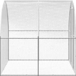 vidaXL Productos Para Mascotas-Gallinero de exterior de acero galvanizado 3x2x2 m