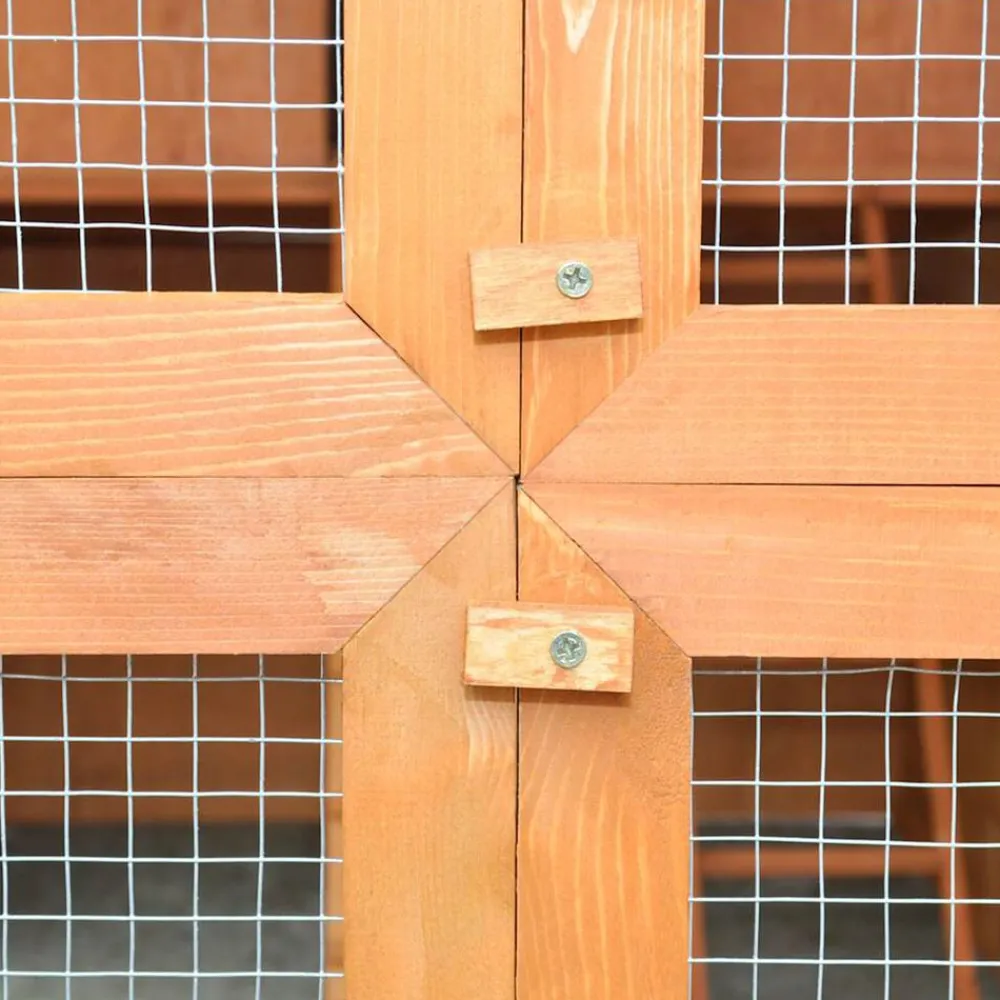 vidaXL Productos Para Mascotas-Gallinero de madera 295x163x170 cm