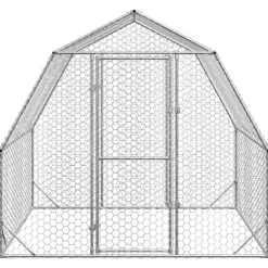vidaXL Productos Para Mascotas-Gallinero 2,5x2x2,25 m acero galvanizado