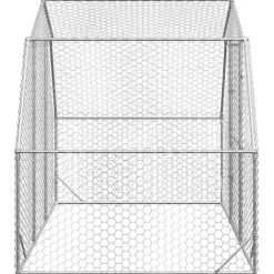 vidaXL Productos Para Mascotas-Gallinero 2,5x2x2,25 m acero galvanizado