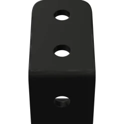 vidaXL Accesorios De Bricolaje-Ganchos 2 pcs Negro M5 x 110 mm Hierro