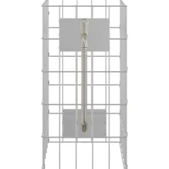vidaXL Grifo de Gabión Plateado 26 x 25 x 50 cm Acero inoxidable Sale