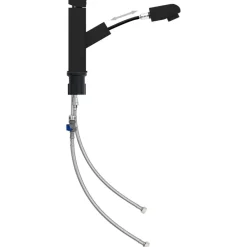 vidaXL Fontanería-Grifo de lavabo de baño con función extraíble 157x172 mm