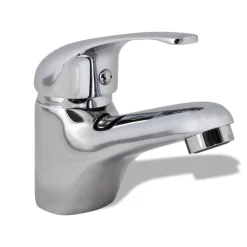 vidaXL Grifo mezclador de lavabo Cromado Online