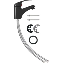 vidaXL Fontanería-Grifo mezclador de lavabo 13x10 cm