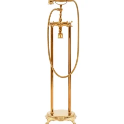 vidaXL Grifo para bañera de pie acero inoxidable 99,5 cm Dorado Hot