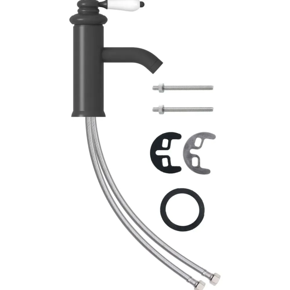 vidaXL Fontanería-Grifo para lavabo de baño 130x180 mm