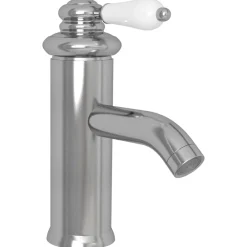 vidaXL Grifo para lavabo de baño 130x180 mm Plateado