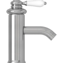 vidaXL Grifo para lavabo de baño 130x180 mm Plateado