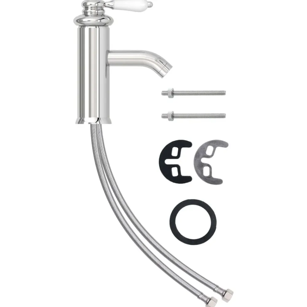 vidaXL Fontanería-Grifo para lavabo de baño 130x180 mm