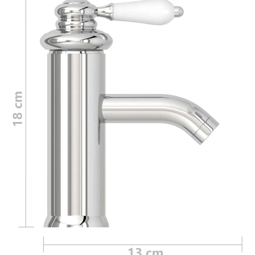 vidaXL Fontanería-Grifo para lavabo de baño 130x180 mm