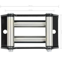 vidaXL Manipulación De Materiales-Guía 4 vías acero 1500-3000 lbs