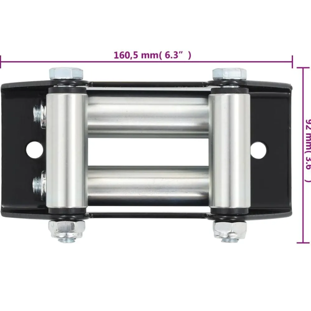 vidaXL Guía 4 vías acero 3500-4500 lbs Sale