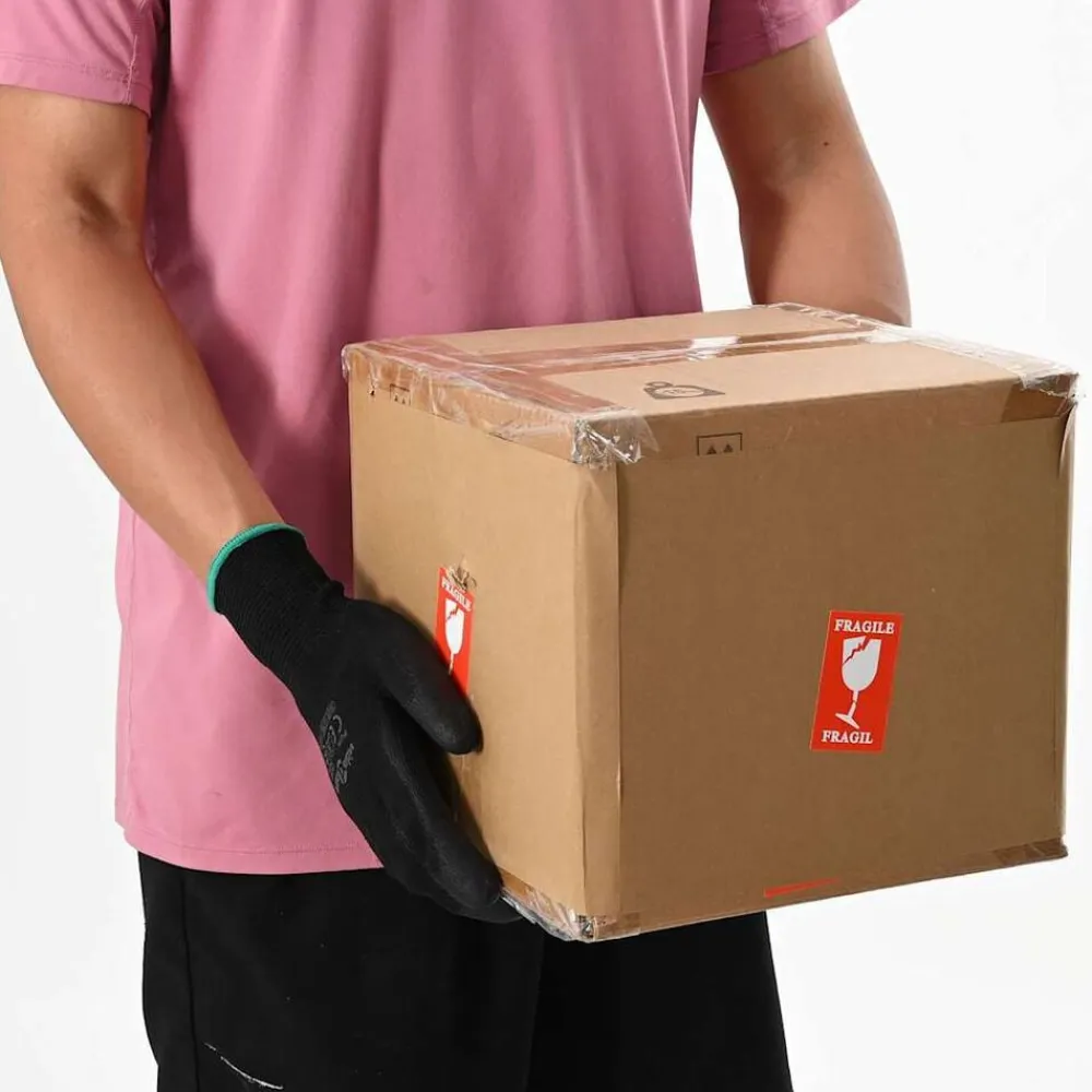 vidaXL Equipo De Protección Para El Trabajo-Guantes de Trabajo 12 pcs Negro 7 / S Poliéster