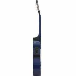 vidaXL Guitarra clásica occidental con ecualizador y 6 cuerdas Azul Sale