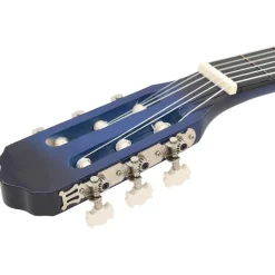vidaXL Guitarra clásica occidental con ecualizador y 6 cuerdas Azul Sale