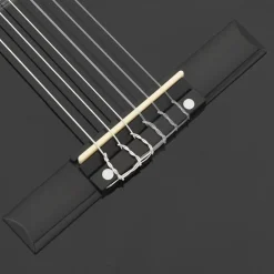 vidaXL Guitarra clásica occidental con ecualizador y 6 cuerdas Negro Sale