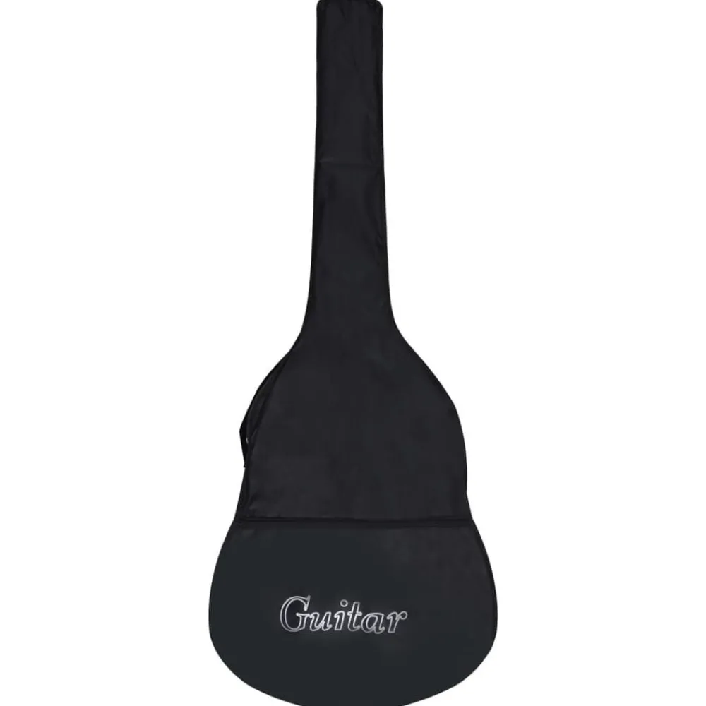 vidaXL Guitarra clásica para principiantes con funda 4/4 39" Marrón oscuro