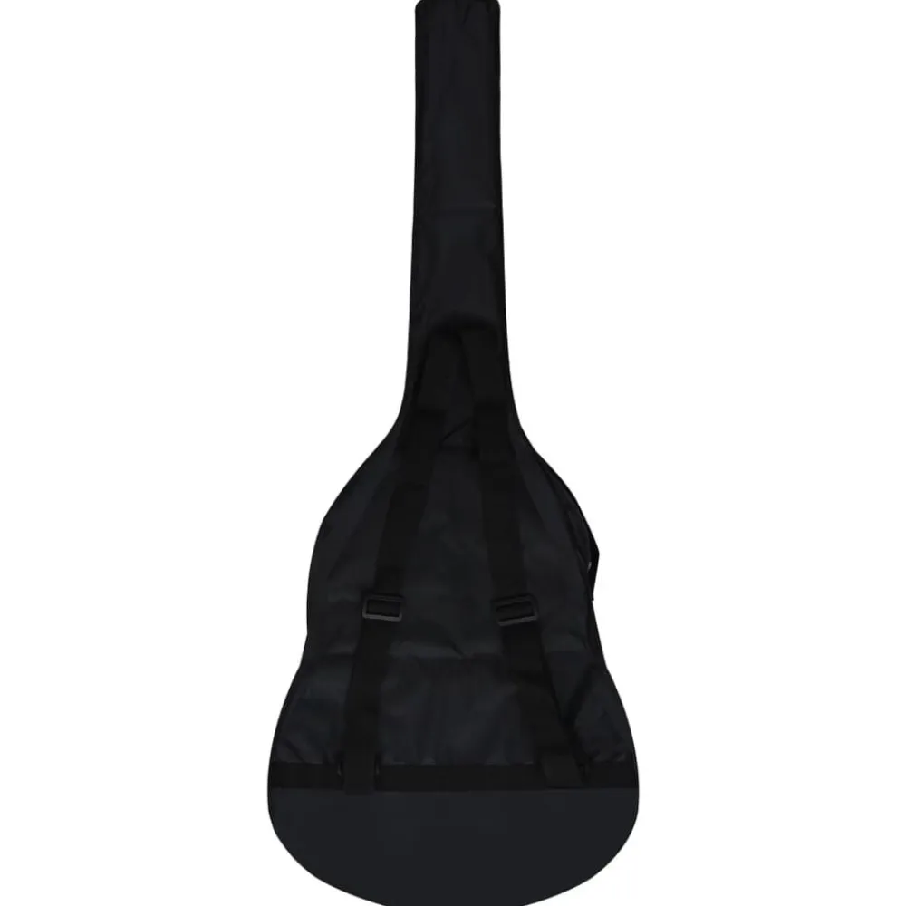 vidaXL Guitarra clásica para principiantes con funda 4/4 39" Marrón oscuro