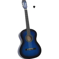 vidaXL Arte Y Ocio-Guitarra clásica para principiantes madera de tilo 4/4 39"