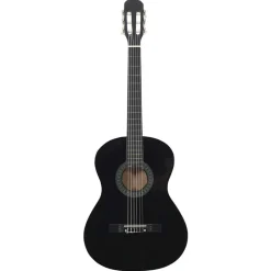 vidaXL Guitarra clásica para principiantes madera tilo 4/4 39