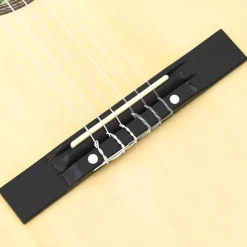 vidaXL Arte Y Ocio-Guitarra clásica para principiantes madera tilo negro 4/4 39