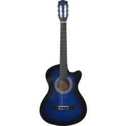 vidaXL Arte Y Ocio-Guitarra Clásica Western Cutaway con 6 cuerdas 38