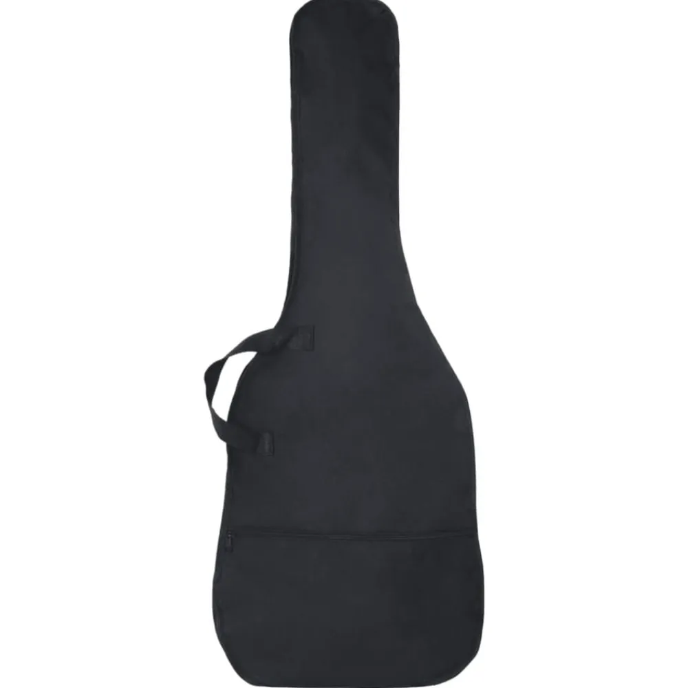 vidaXL Arte Y Ocio-Guitarra eléctrica principiante con funda marrón blanco 4/4 39"