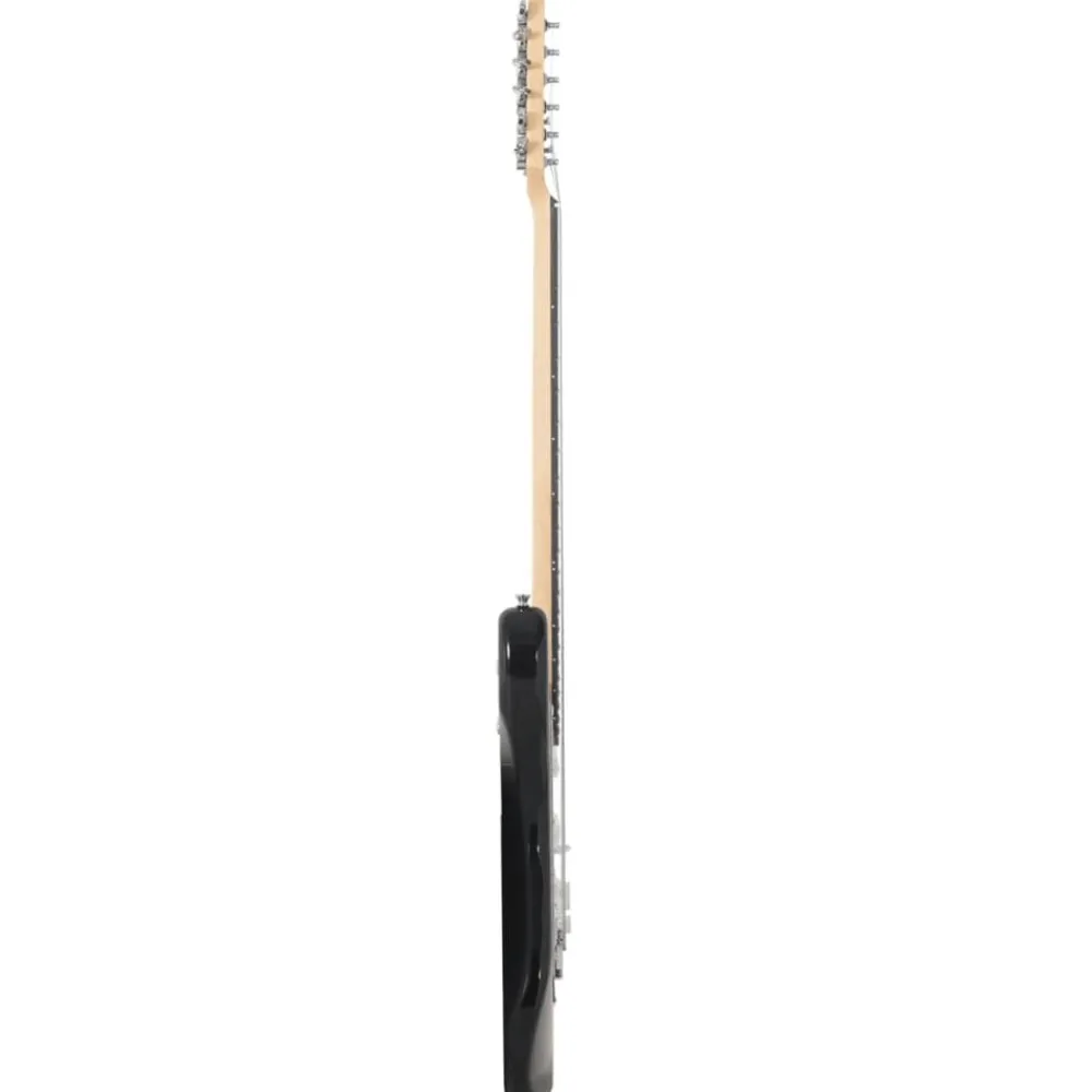 vidaXL Arte Y Ocio-Guitarra eléctrica principiante con funda marrón blanco 4/4 39"