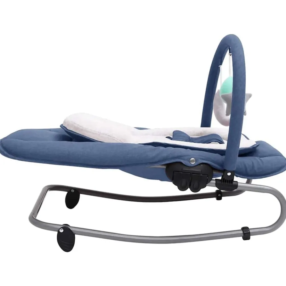 Niños vidaXL Juguetes Y Actividades Para Bebés-Hamaca mecedora para bebés de acero