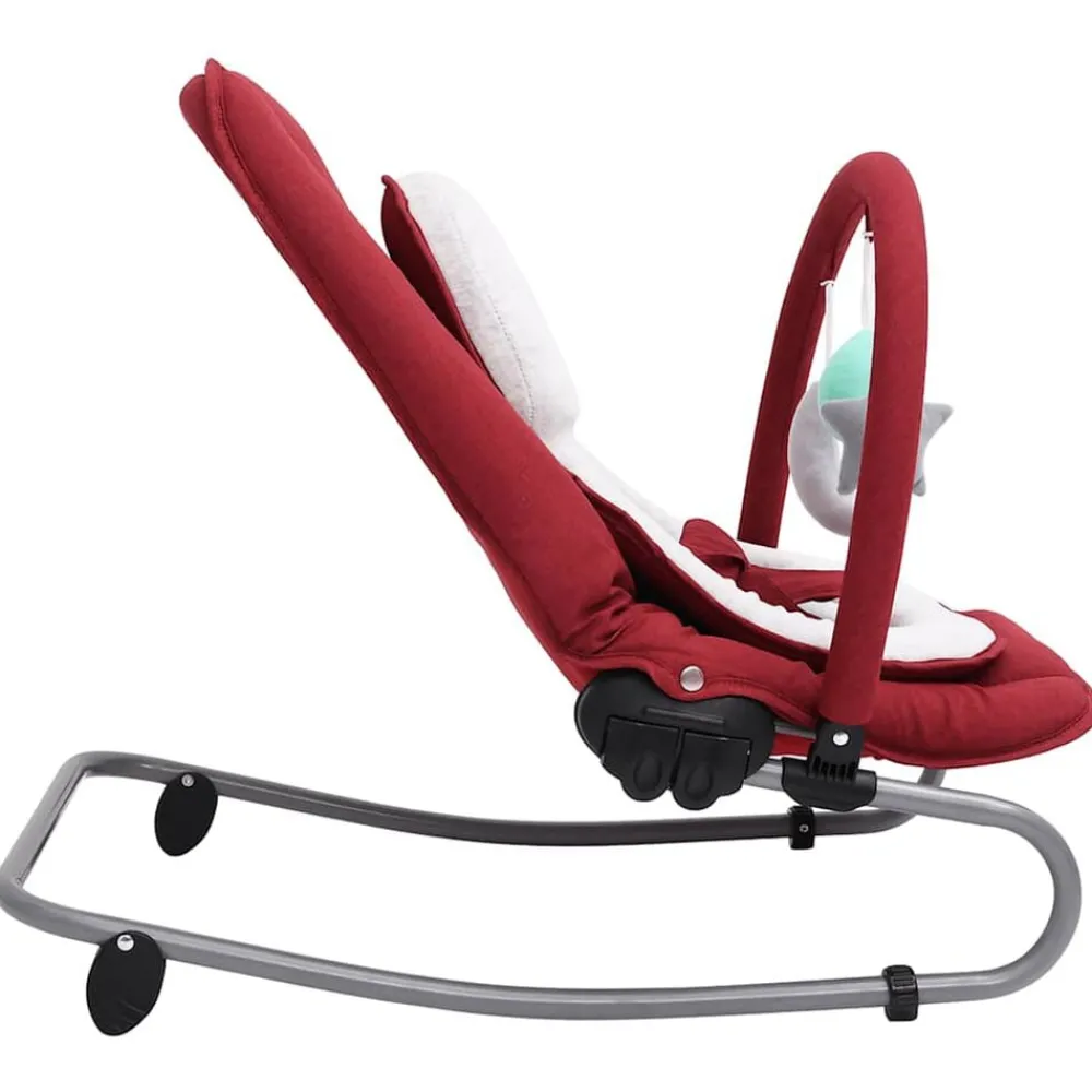 Niños vidaXL Juguetes Y Actividades Para Bebés-Hamaca mecedora para bebés de acero