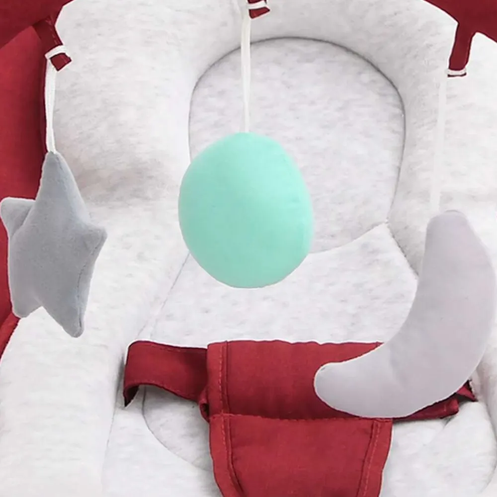 Niños vidaXL Juguetes Y Actividades Para Bebés-Hamaca mecedora para bebés de acero