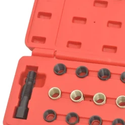 vidaXL Herramientas de reparación de roscas bujía 16 piezas M14x1,25 Clearance