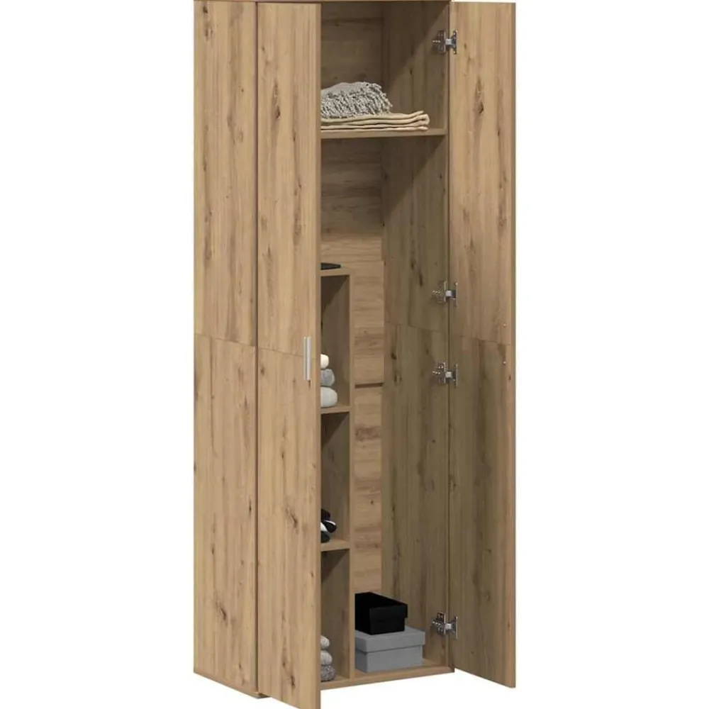 vidaXL Armarios Y Almacenamiento-Highboard 60 x 35 x 180 cm Madera contrachapada