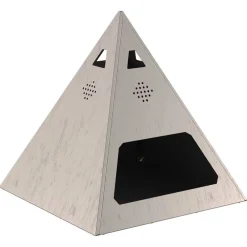 vidaXL Chimeneas-Hoguera Marrón 50 x 50 x 51 cm Acero autopatinable