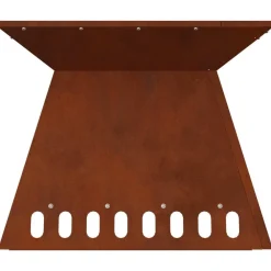 vidaXL Hoguera Marrón 48 x 48 x 40 cm Acero autopatinable Acero oxidado/marr&oacute;n Sale
