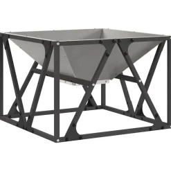 vidaXL Chimeneas-Hoguera Marrón 50 x 50 x 35 cm Acero autopatinable