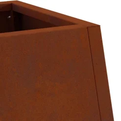 vidaXL Hoguera Marrón 50 x 35 x 100 cm Acero autopatinable Acero oxidado/marr&oacute;n
