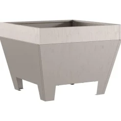 vidaXL Hoguera Marrón 50 x 50 x 38 cm Acero autopatinable Acero oxidado/marr&oacute;n New