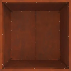 vidaXL Hoguera Marrón 50 x 50 x 38 cm Acero autopatinable Acero oxidado/marr&oacute;n New