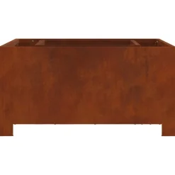 vidaXL Chimeneas-Hoguera Marrón 60 x 60 x 30 cm Acero autopatinable