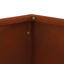 vidaXL Hoguera Marrón 40 x 40 x 35 cm Acero autopatinable Acero oxidado/marr&oacute;n Sale
