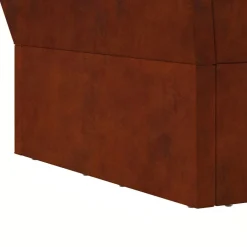 vidaXL Hoguera Marrón 40 x 40 x 35 cm Acero autopatinable Acero oxidado/marr&oacute;n Sale