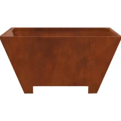 vidaXL Hoguera Marrón 60 x 60 x 30 cm Acero al carbono Acero oxidado/marr&oacute;n Clearance