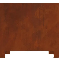vidaXL Hoguera Marrón 60 x 60 x 30 cm Acero al carbono Acero oxidado/marr&oacute;n Clearance